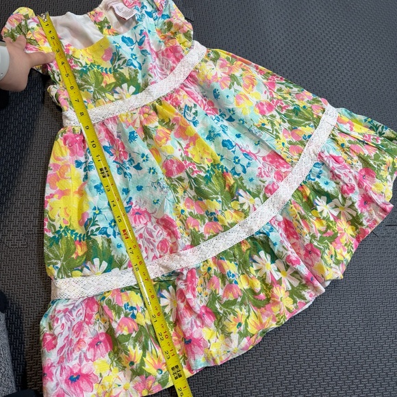 2/24$ Girls Gorgeous Multicolor Floral Dress size 7 - Picture 6 of 7